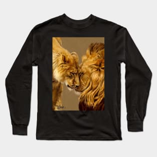 A Lion and his Lioness Long Sleeve T-Shirt